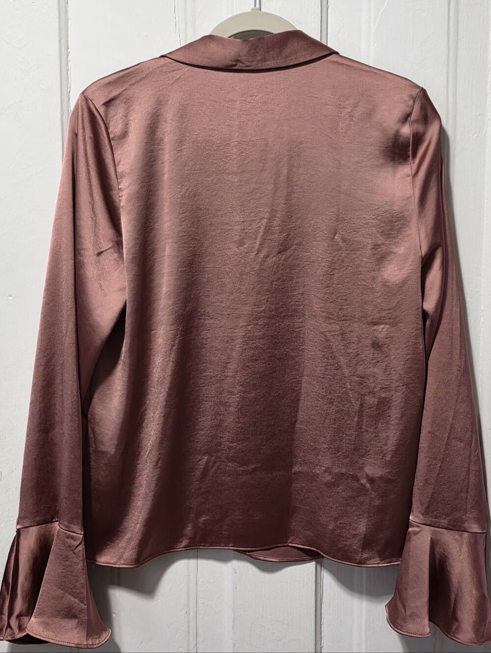 Express Button Down Blouse - Picture 2 of 4